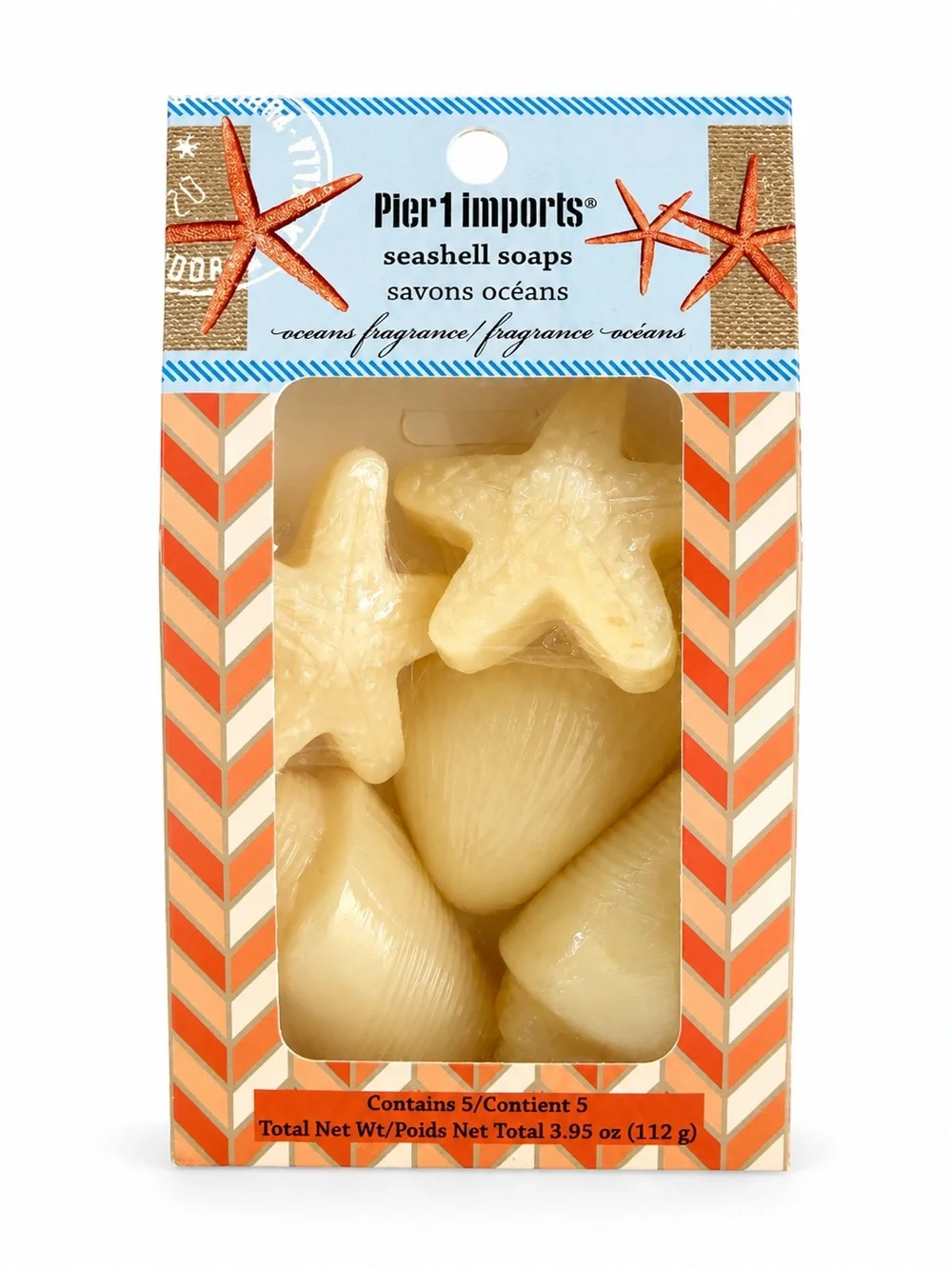 Pier 1 Imports Decorative Seashell Soaps, NWT